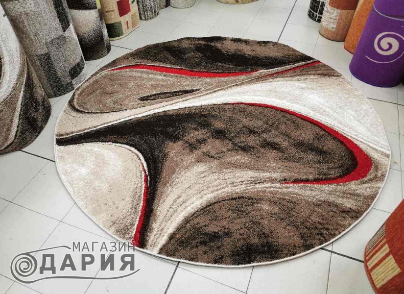 Тъкан килим MAGNOLIA 097 d.beige/red